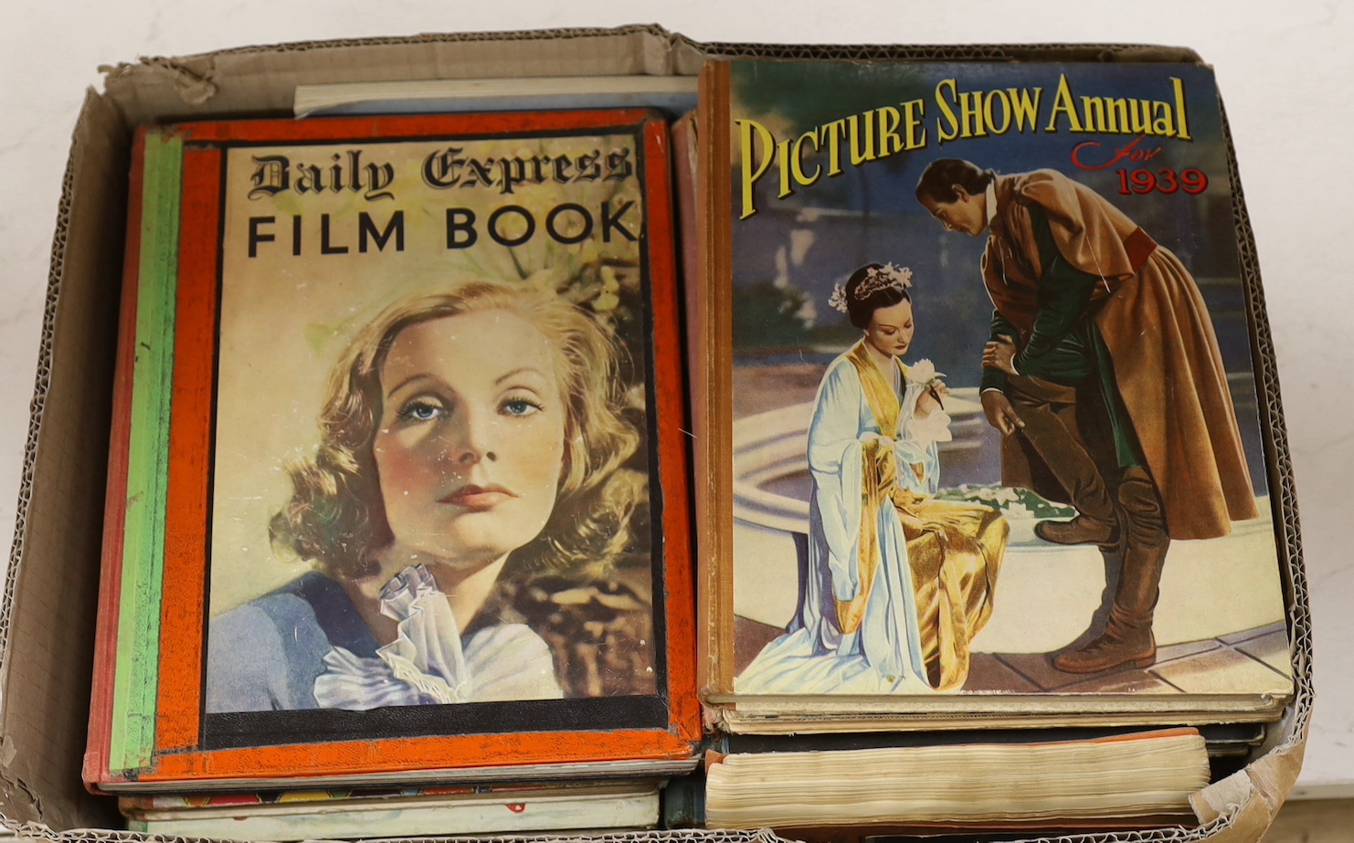 Picture Show Annuals (9), Film-Lovers Annuals (3), and five others similar, mostly pre-war; together with some photographic books (22)